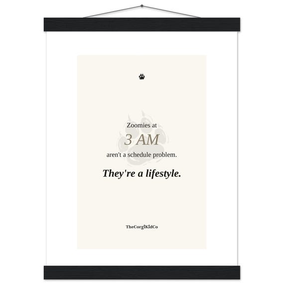 The Corgi Kid Co wall art — The 3 AM